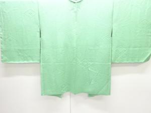 未使用品　重ね菱模様織出し一ツ紋羽織